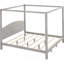 Lit plateforme avec tête de lit et pieds de support CaNopy-1272864175
