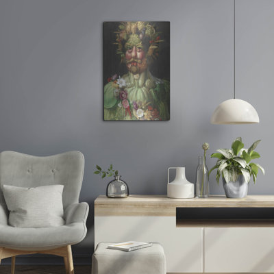 Winston Porter «Vertumnus» par Guiseppe Arcimboldo, art mural en métal