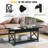 Poulson Steel Base Coffee Table with Storage -462009275
