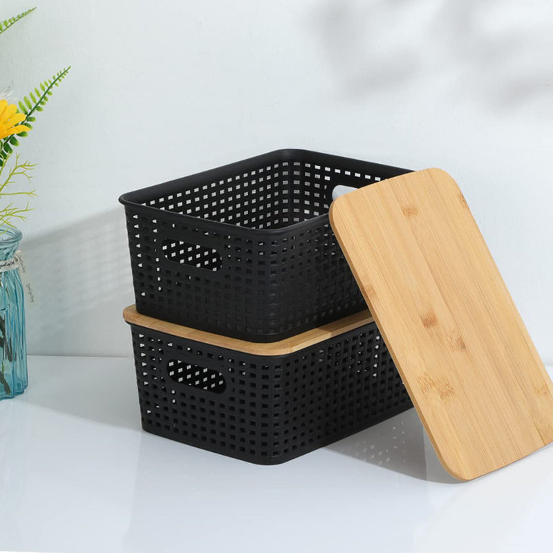 Rebrilliant Decorative Basket, Black