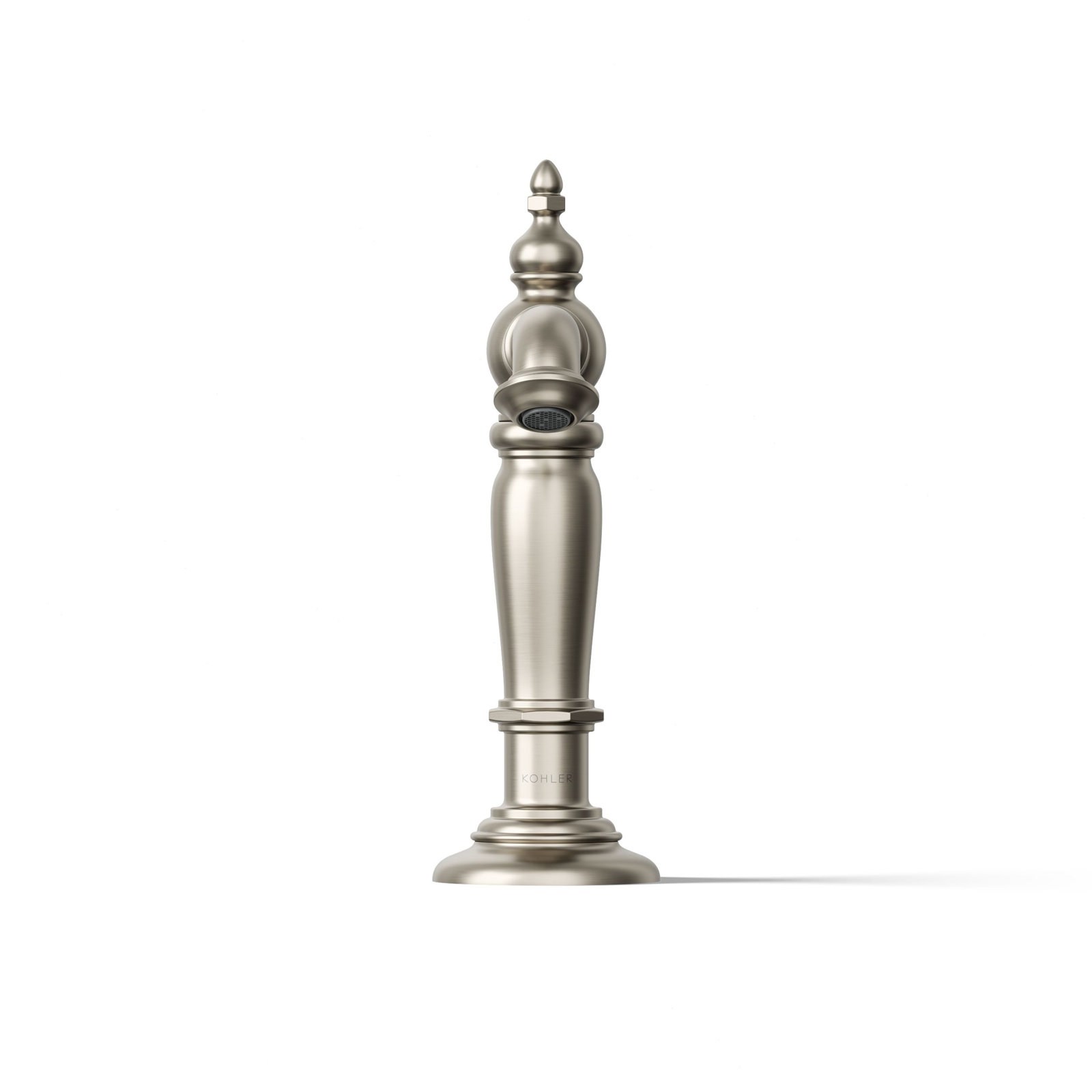 Artifacts Widespread Bathroom Faucet with Drain Assembly, Vibrant Brushed Nickel