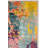 Felty Abstract Blue/Orange/Yellow Area Rug-1485998355