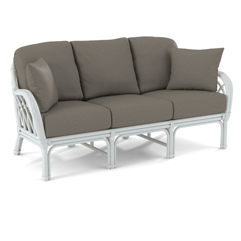 Edgewater Sofa, Frost White, Ivory Crypton Performance; 0886-91