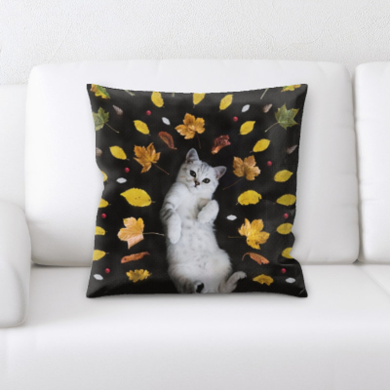 Microsuede Reversible Throw Pillow