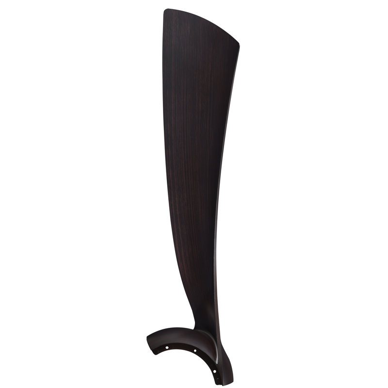 Wrap Custom 72 inch Indoor/Outdoor Ceiling Fan Blade Set of 3 - Dark Walnut, 3.54" H x 35.97" W x 9.97" D, Dark Walnut