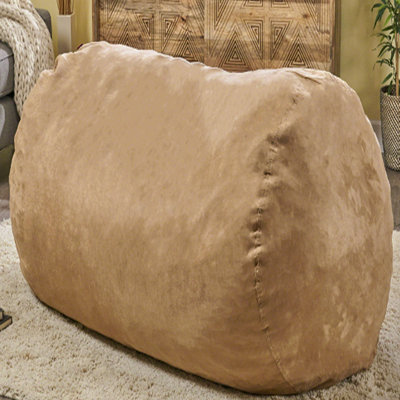Fauteuil à billes cylindrique traditionnel en suède de 8 pieds pour le salon - Toscane