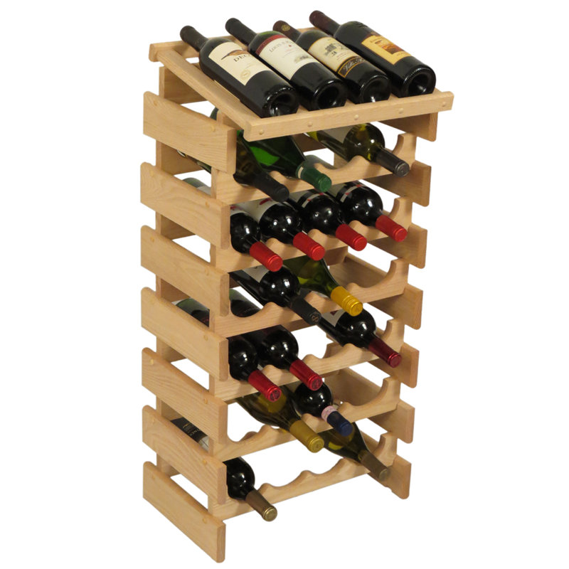 Support à vin Geis, Brut, H 34,87 po x l 17,62 po x P 12,87 po