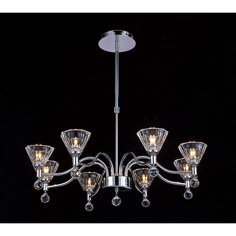 Dononvan 8 - Light Shaded Chandelier