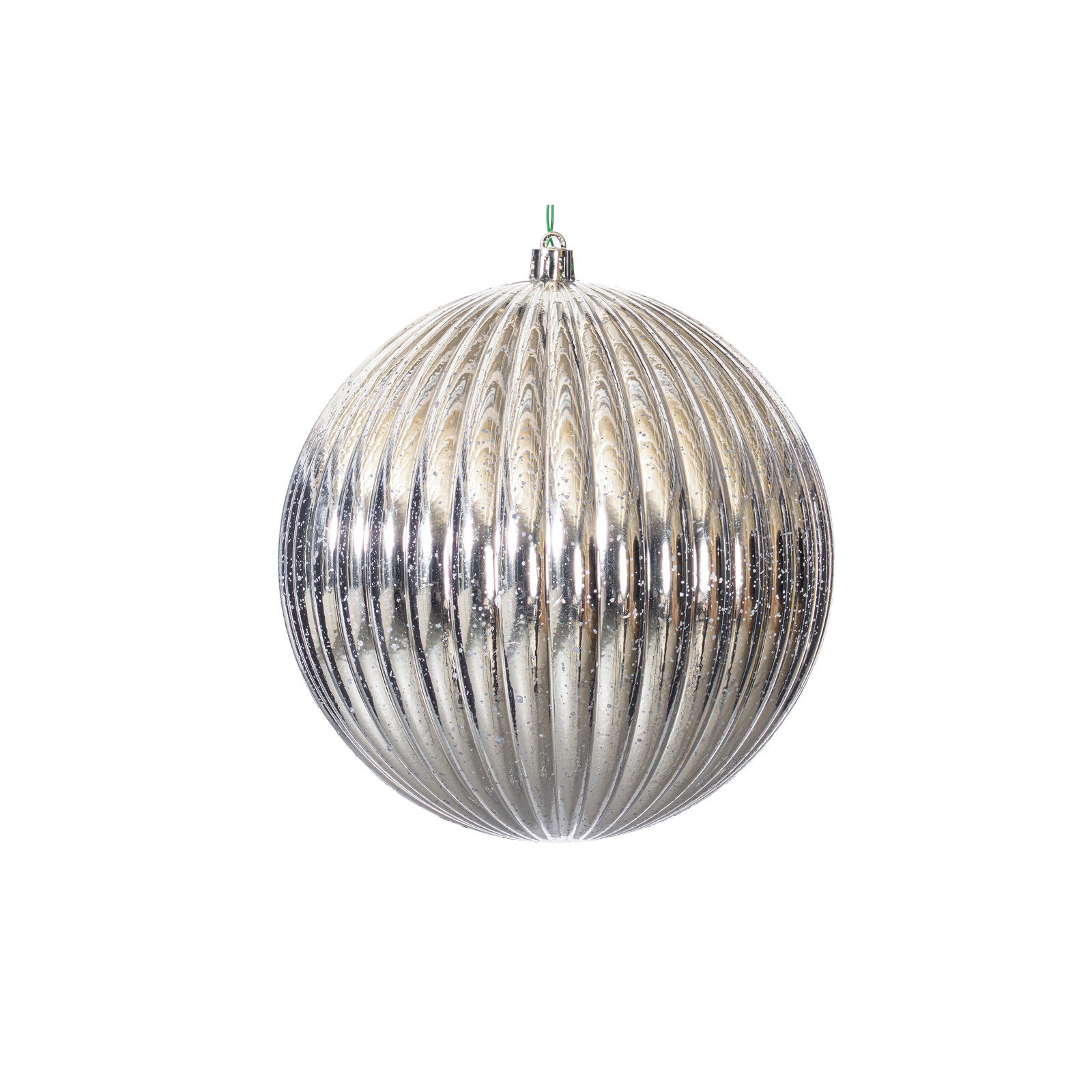 Chistmas Ball Ornament Set of 4, Silver