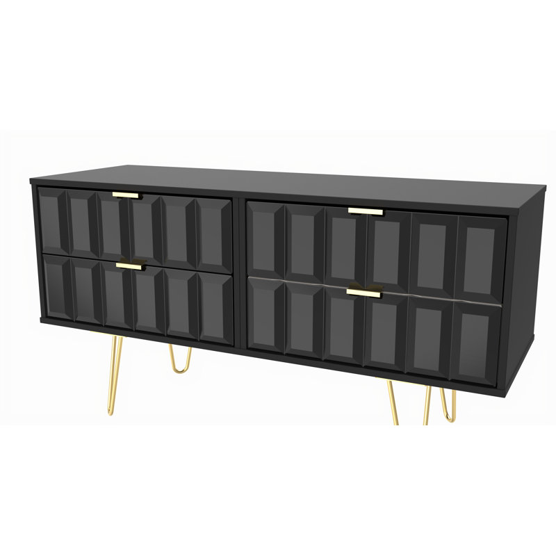 115cm W 4 - Drawer Chest of Drawers