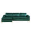 Lian Velvet L-Shaped Sectional Reversible-492140314
