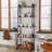 Ladder Bookcase 5 Tiers with Baffles Easy Assembly for Living Room Home Office-257414654-257414653