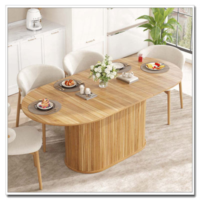 55.11"-70.86" Extendable Dining Table