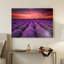 «Lavender Sunset», impression sur verre