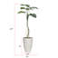 69,9 po plante artificielle en pot Philodendron