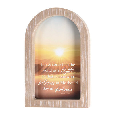 Framed Arch I Have Come Into White 7x11