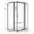 Deluxe 57.625'' W 67.6'' H Framed Neo-angle Reversible Shower Enclosure-1723881203