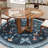 Floral Machine Washable Rug with Non-Slip Backing, Soft Thin Low Pile Non Shedding Floor Carpet, Indoor Foldable Printed Accent Mat for Living Room/Nursery/Bedroom-1752083389