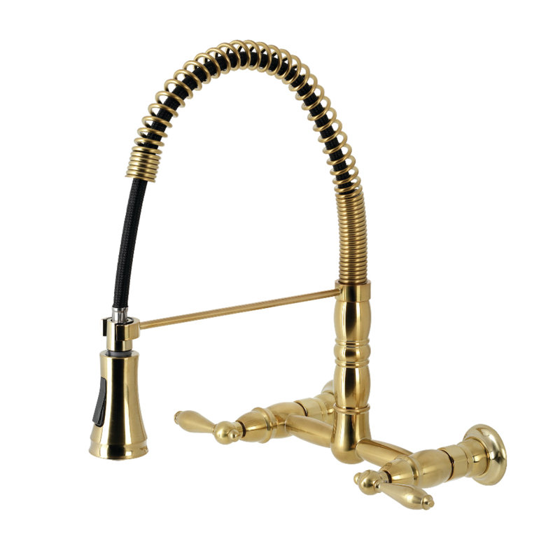 Robinet rétractable Gourmetier Heritage, Laiton brossé