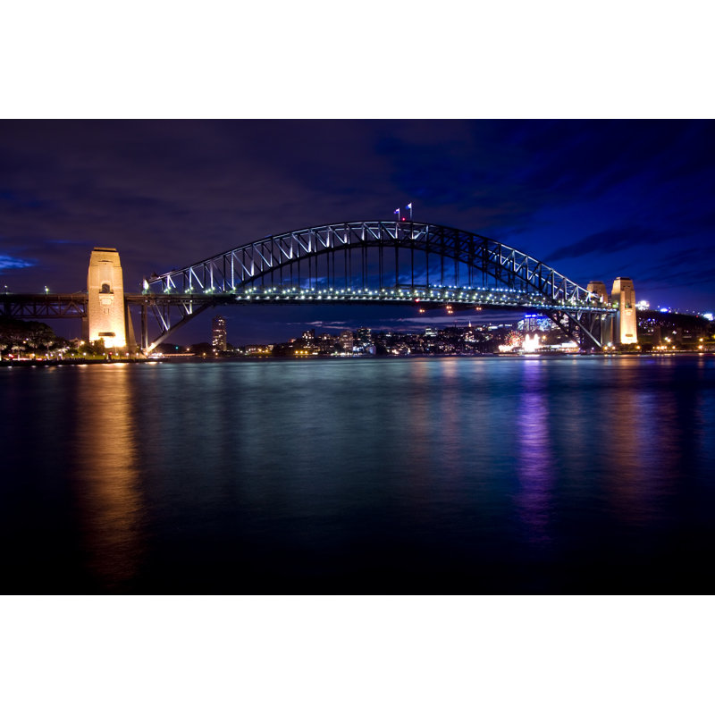 Sydney Harbour Bridge by Neorelic - Wrapped Canvas Print, 51cm H x 76cm W