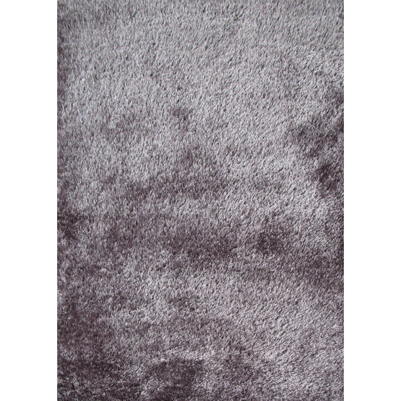Tapis gris touffeté à la main Aido, Rectangle 8 pi x 11 pi