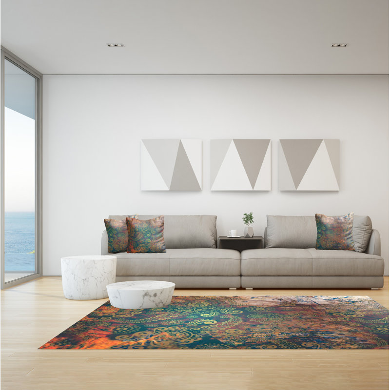 Gianvincenzo Abstract Area Rug, Rectangle 140 x 200cm