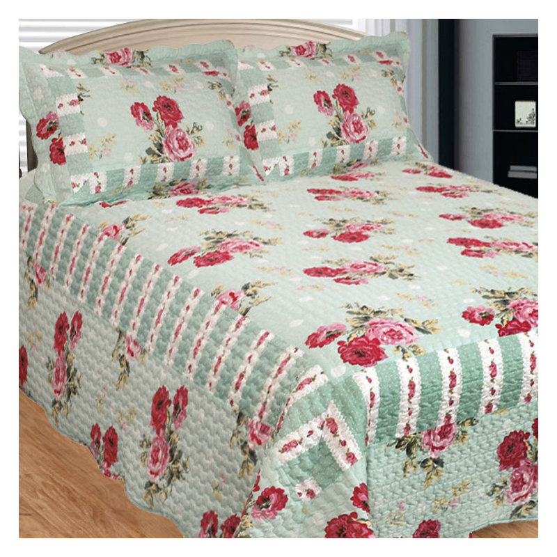 Floral Quilt, California King