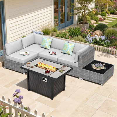 4 - Person Patio Conversation Set with Cushions