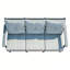 Canapé 3 places en PEHD avec coussin-886683701
