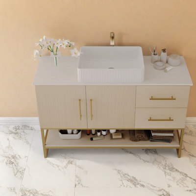 Meuble-lavabo moderne (doit inclure le meuble-lavabo et l'évier)