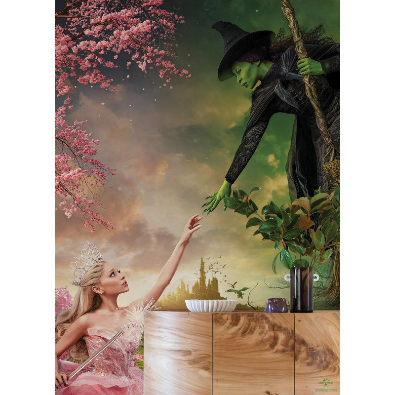 Adhésif mural Wicked Elphaba and Glinda