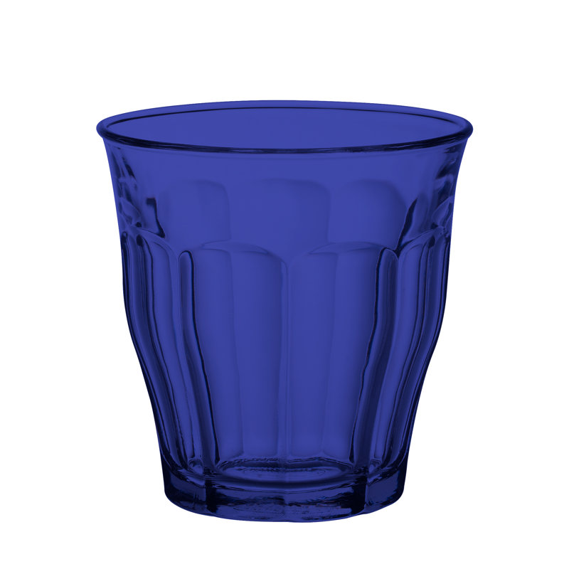 Duralex Picardie Grey 250ml Drinking Glass, Sapphire