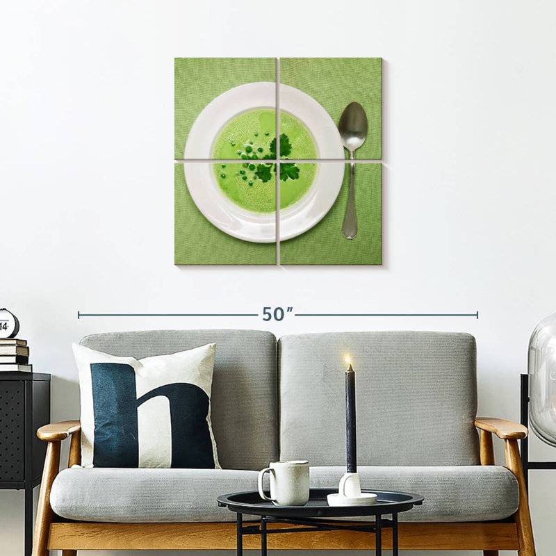 Yarlin Green Pea Soup, 26" H x 26" W
