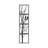 Stylish Decorative Metal Wall Accessory (4 Pieces), Black, 11.8 x 11.8 inches | 100% Metal, Thickness: 0.06 inches | Easy Wall Hanging Design, Perfect for Modern Home Decor & Unique Aesthetic Touch-1704318848