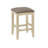 Madalina 24" Counter Height Upholstered Bar Stool (Set Of 2) - Creamy Off White Finish, Gray Fabric