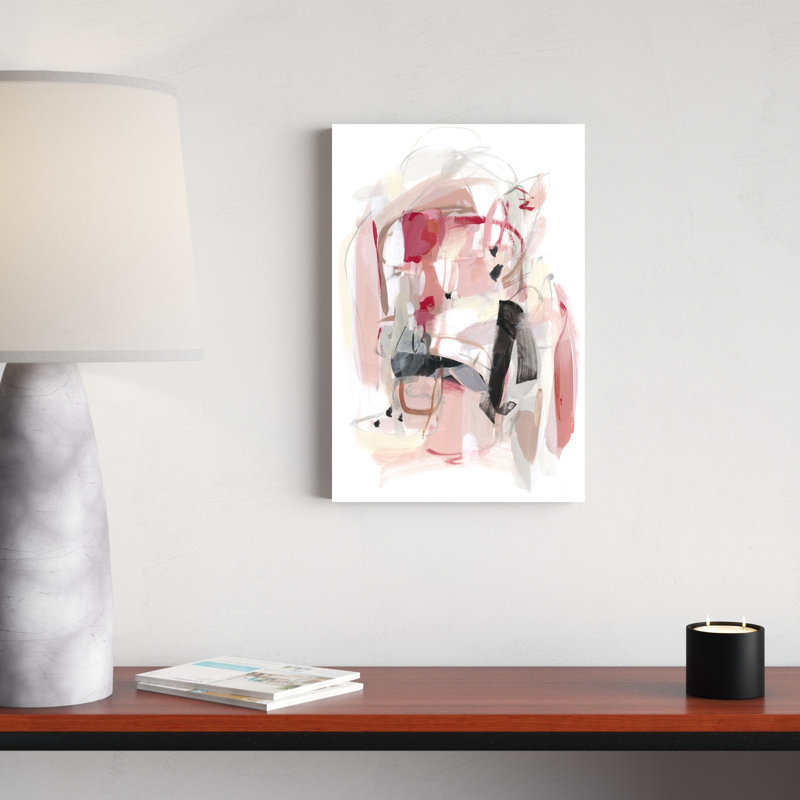«Soft Speak II», peinture sur toile, H 18 po x l 12 po