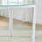 Reiner Glass Top Metal Base Dining Table-261986661