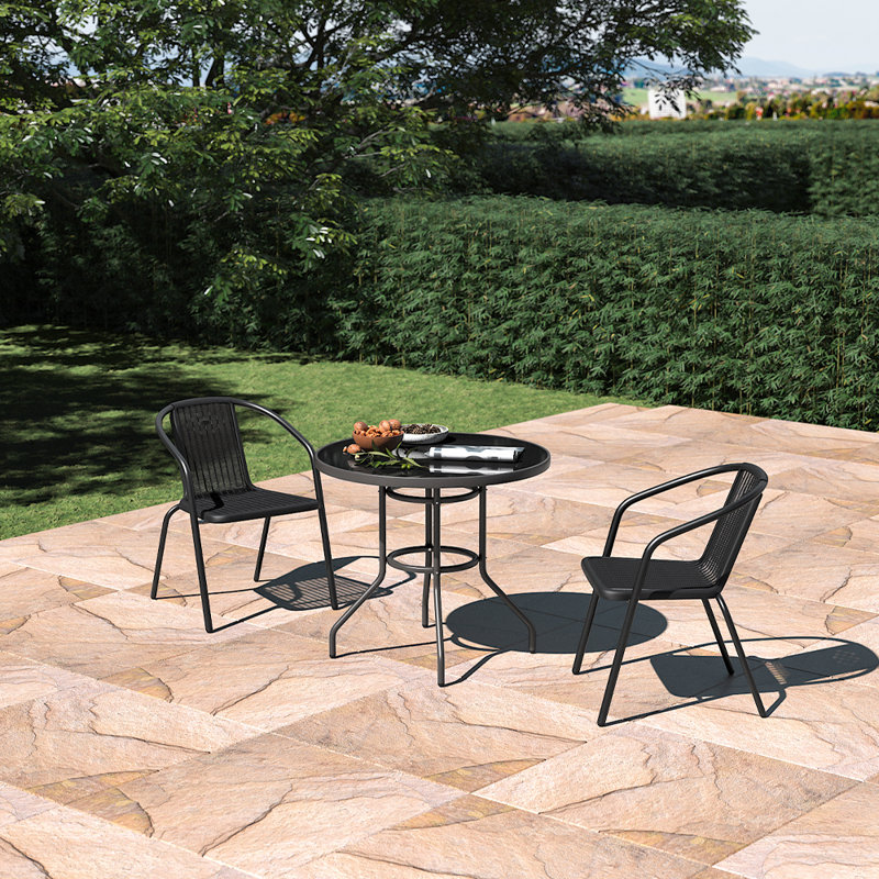 Bayviewpark 2 - Person Patio Dining Set with Round Table