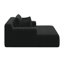 Chaise longue de 48,8 po, canapé-lit rembourré en velours côtelé surdimensionné, canapé-lit à siège profond et coussins amovibles-36975821