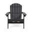 Chaise Adirondack pliante en bois massif Kalicki-1043272018