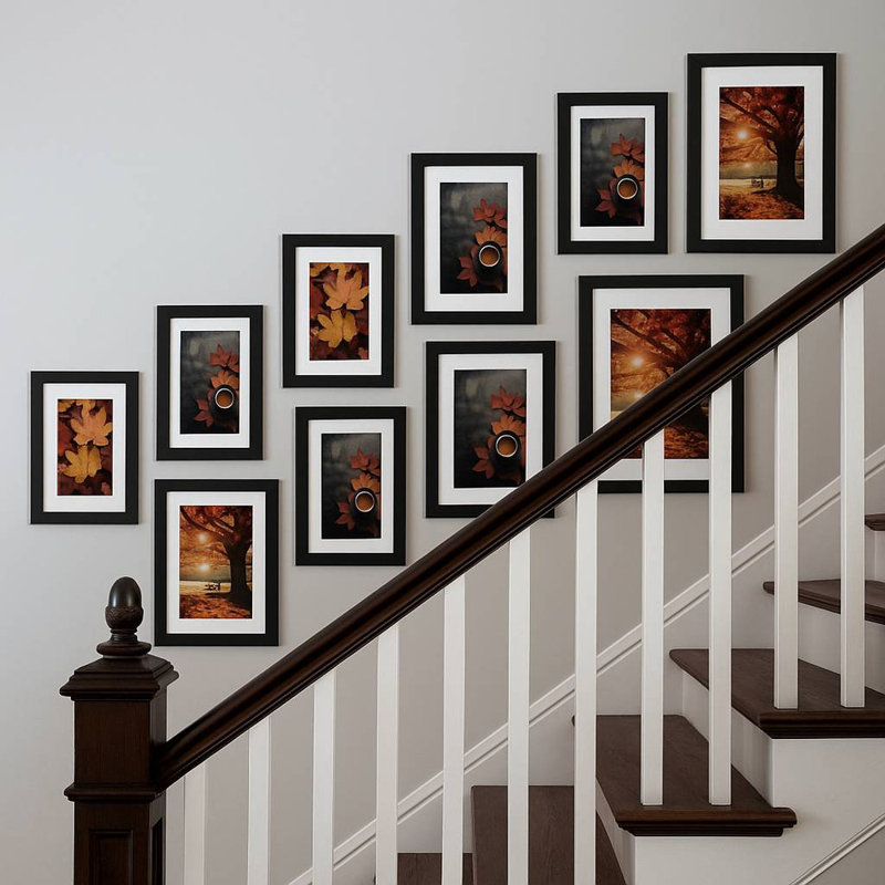 Picture Frame - Set of 10, Black