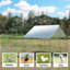 Cage à poules en métal avec cage imperméable et anti-UV pour utilisation dans une cour extérieure avec toit pointu -1209273351
