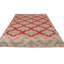 Distressed Homage Hand Knotted Wool Geometric Area Rug-1187751579