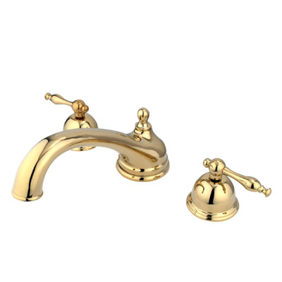 Chicago Double Handle Deck Mounted Roman Tub Faucet