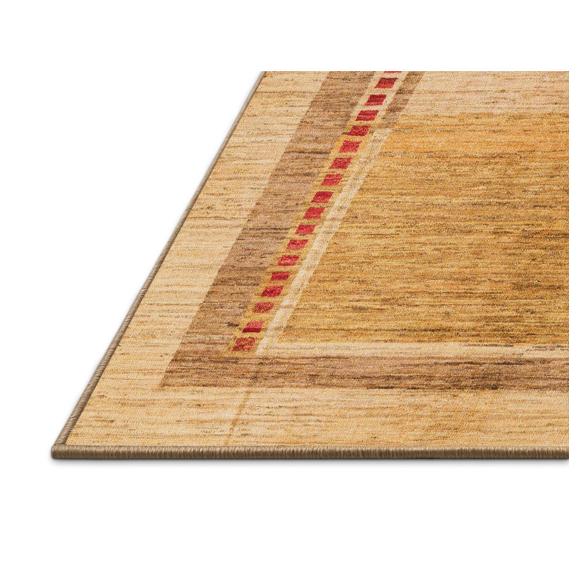 Tapis décoratif multicolore à motif abstrait, Rectangle 6 pi x 9 pi