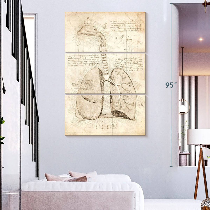 Keiri Human Respiratory System, 74'' H x 48'' W
