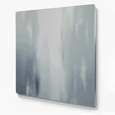 Art abstrait en métal sur fond bleu 38