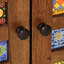 Solid Wood Rectangle Accent Cabinet