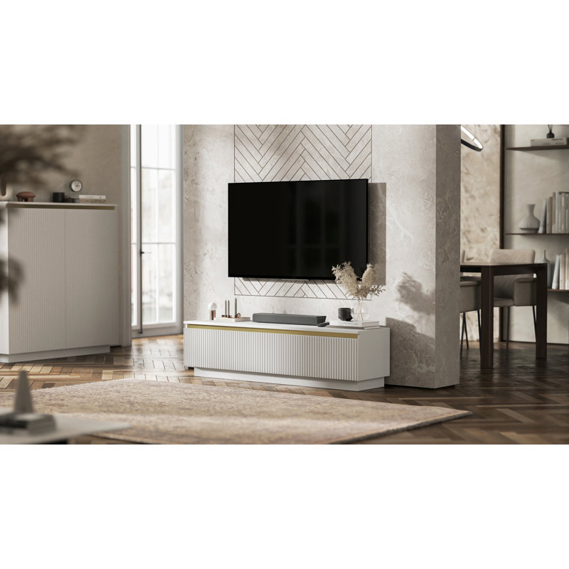 Unfinished TV Stand for TVs up to 50", White