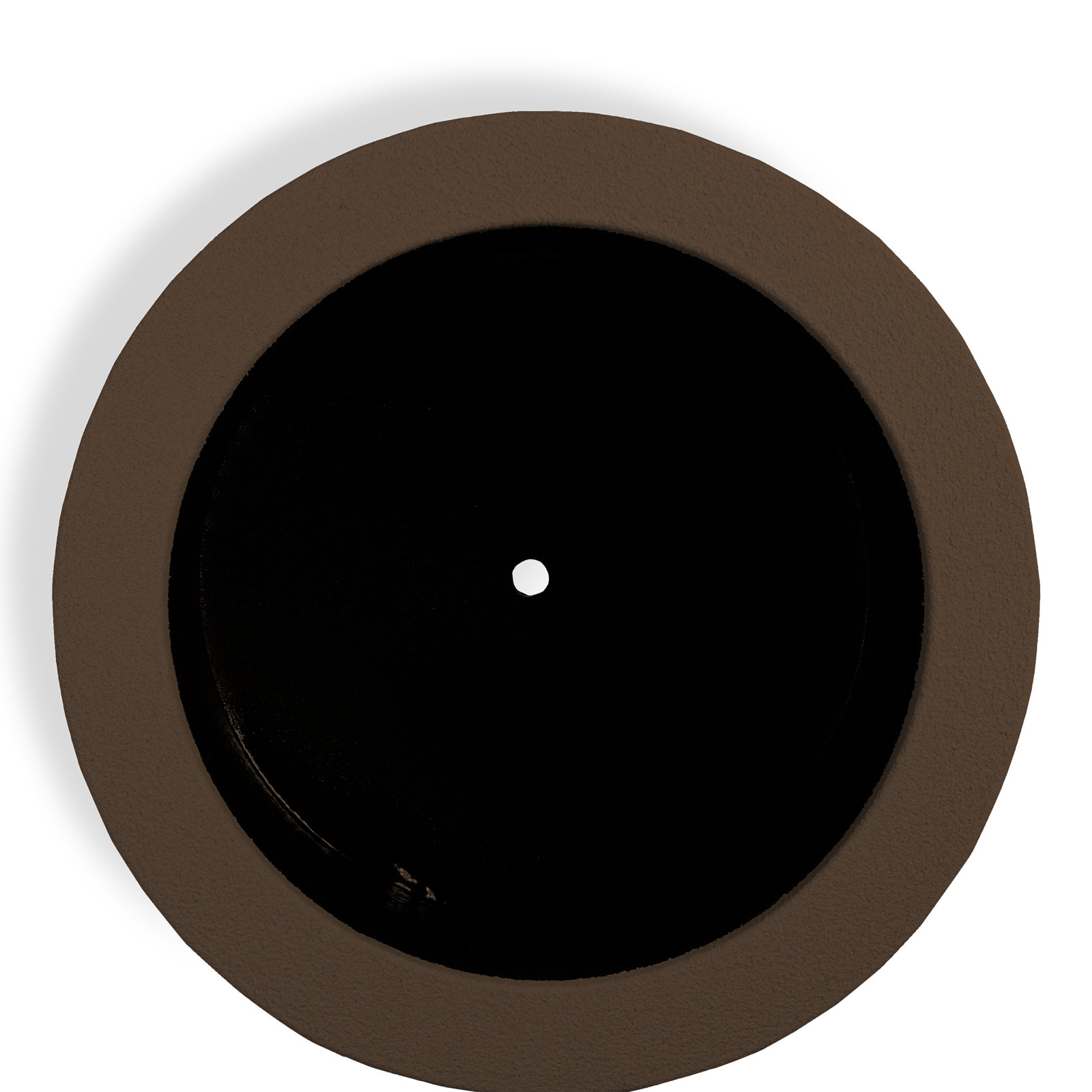 Gita 23" Pot Planter, Chocolate Brown